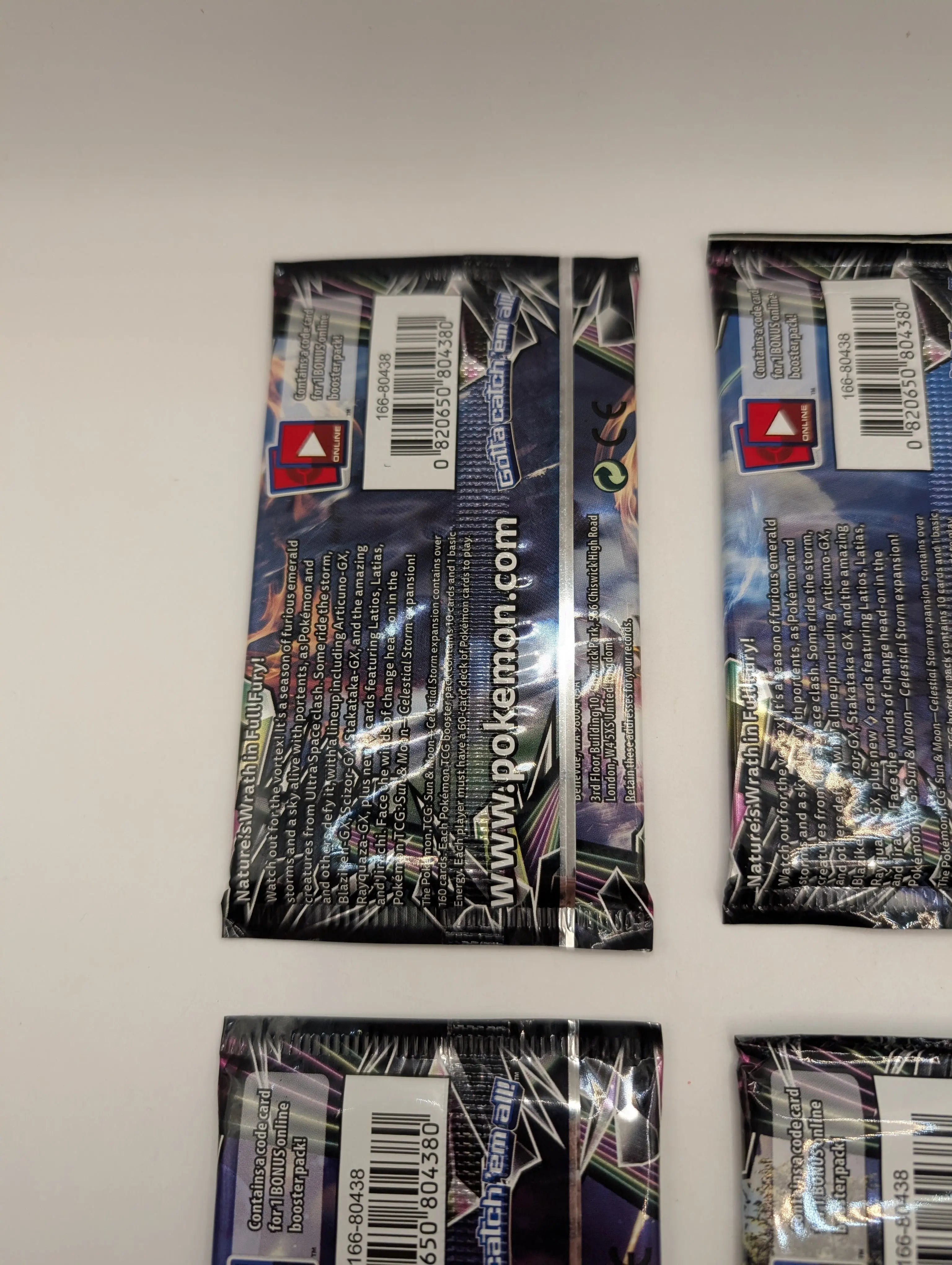 4 x Pokemon Celestial Storm Booster Packs (Art Set) FRENLY BRICKS - Open 7 Days